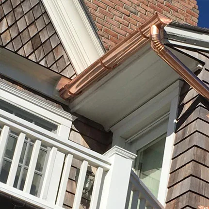 copper gutter installation Wyandanch ny
